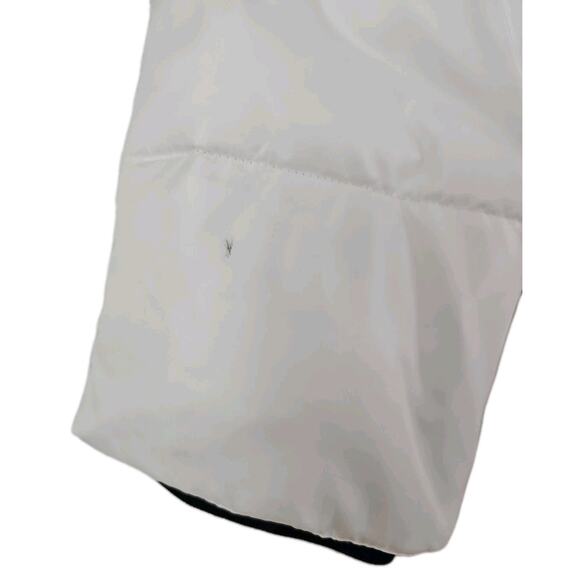 EXPRESS ~Men's Size M~ White Snow Puffer Watetproof & Warm Coat Zip-Up Jacket. - Picture 15 of 16